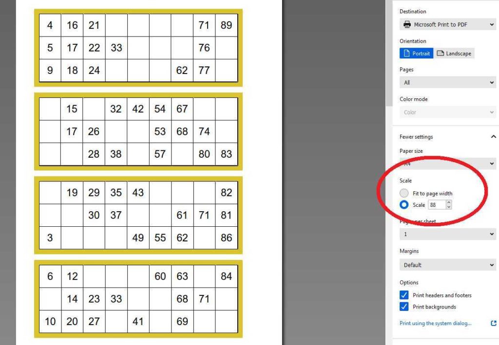 free tambola ticket generator print tombola cards yo