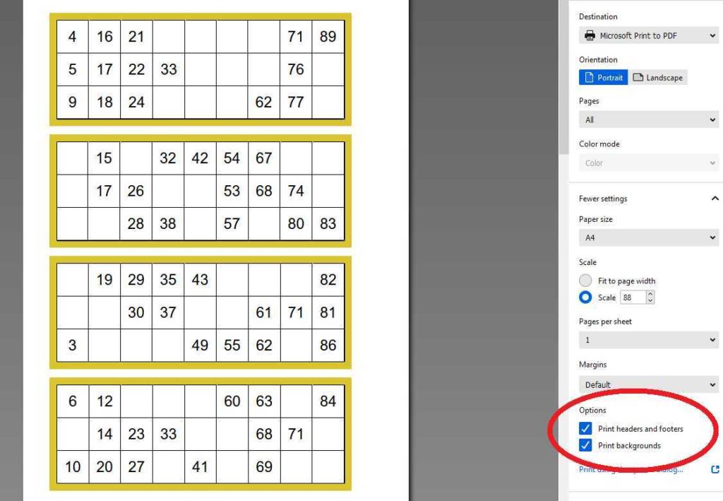 UK Bingo Card Generator - Free Bingo Ticket Printing - Yo Motherboard