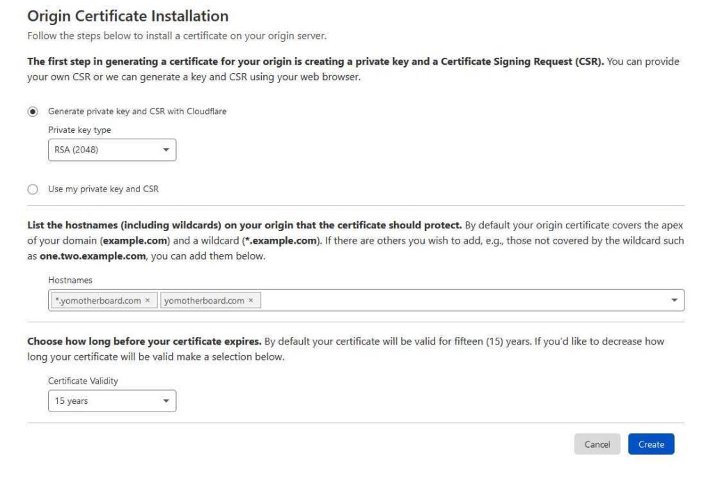 Cloudflare Origin SSL Certificate Setup Guide - Yo Motherboard