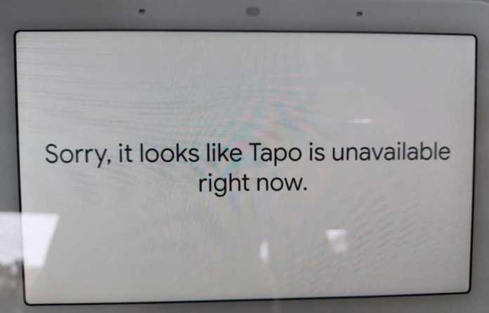 Sorry it looks like tapo is unavailable right now