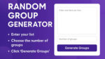 Random Group Generator – Instantly Split Any List Into Groups - Yo ...